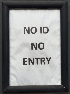No ID No Entry
